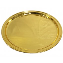 TRAY ROUND GOLD HEAVY TYPE 16 INCH 